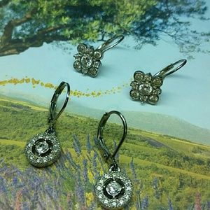 Sterling Silver Earrings| 2-Piece Set